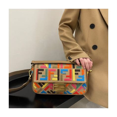 fendi canvas bags|Fendi Baguette .